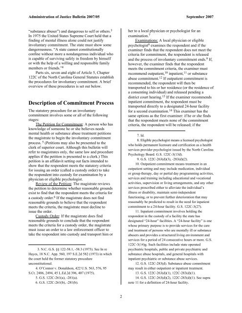 administration of justice bulletin - School of Government Bookstore ...