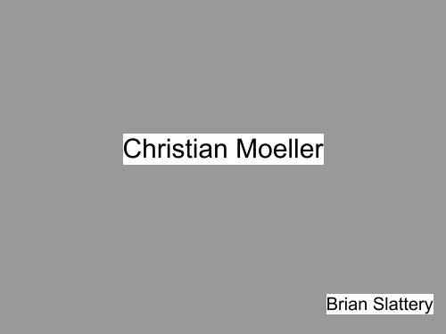 Christian Moeller - Daniel Sauter