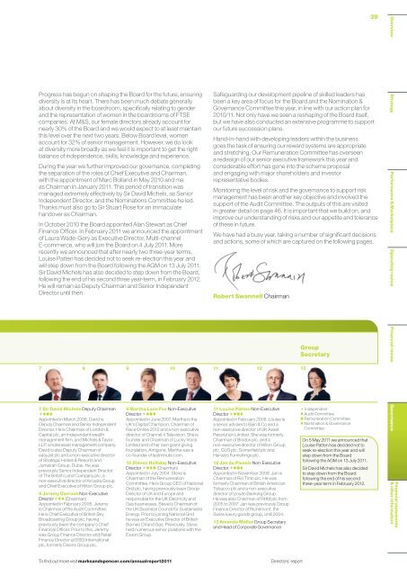 Annual report and financial statements 2011 - Analist.nl