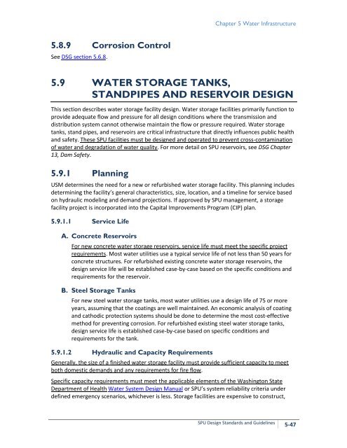 2013 Water System Plan, Volume II - Seattle City Clerk's Office - City ...
