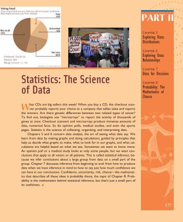 Statistics: The Science of Data - W.H. Freeman