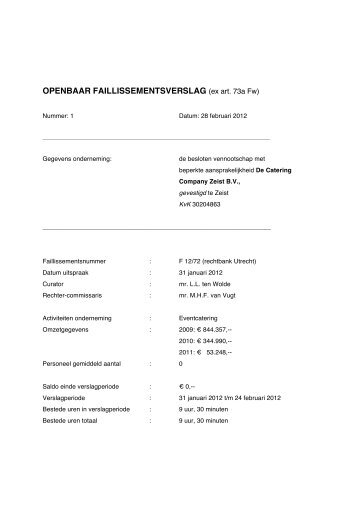 faillissementsverslag 1 28-2-2012