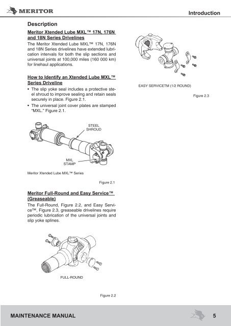 MAINTENANCE MANUAL - Meritor