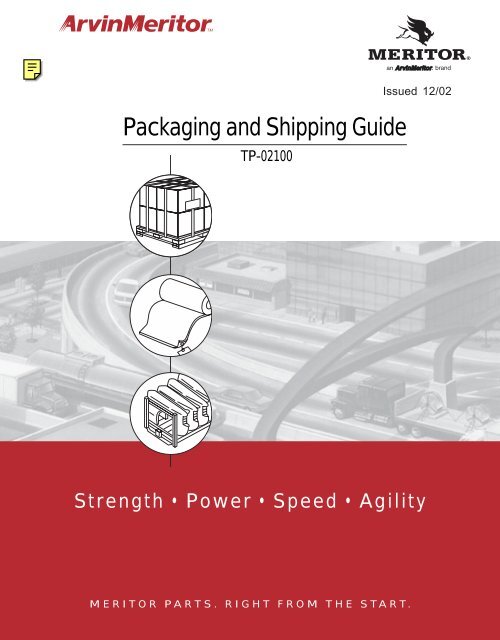 CVA Packaging and Shipping Guide - Suppliers - Meritor