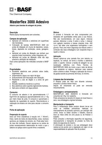 Masterflex 3000 Adesivo