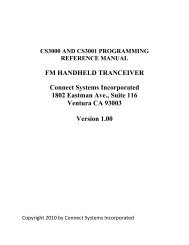 Programming Manual - Connect Systems