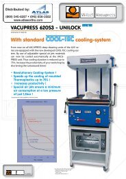 VACUPRESS 620S3 - UNILOCK With standard ... - Atlas International