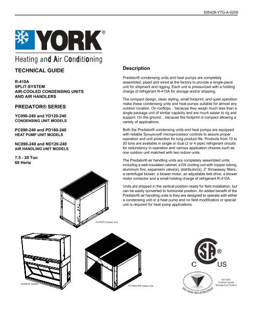 YC-YD-PC-PD-NC-ND 090 thru 240 - Usair-eng.com