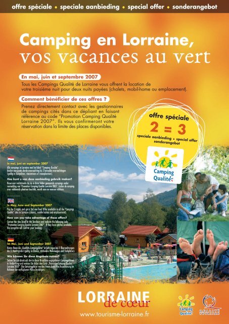 vos vacances au vert - Tourisme en Lorraine