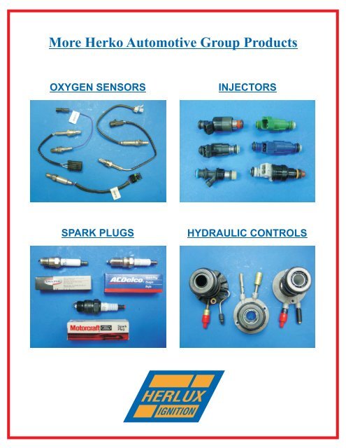 HERLUX IGNITION COIL CATALOG 2009 - All World, Inc.