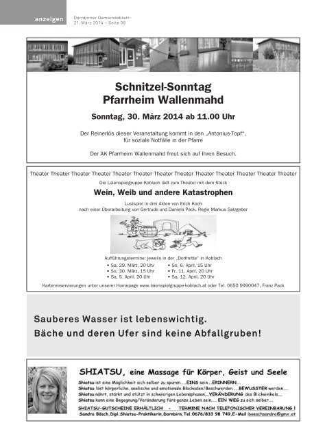 Dornbirner Gemeindeblatt KW 12 vom 21.03.2014