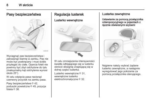 Opel Corsa 2013 â Instrukcja obsÅugi â Opel Polska