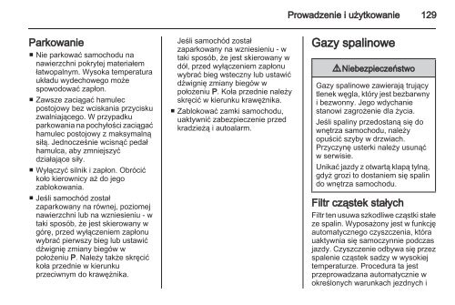 Opel Corsa 2013 â Instrukcja obsÅugi â Opel Polska