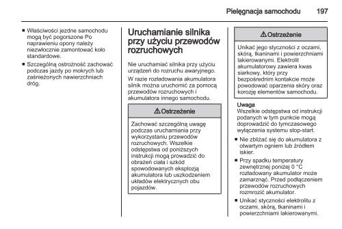 Opel Corsa 2013 â Instrukcja obsÅugi â Opel Polska