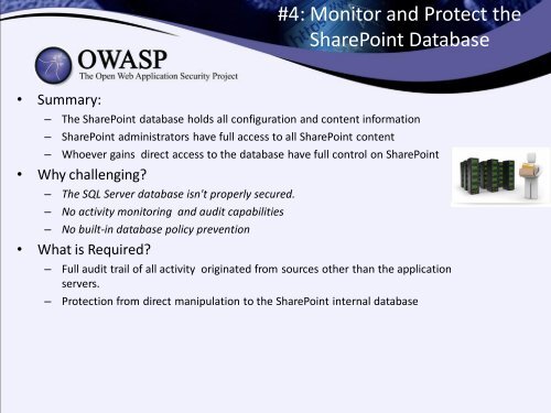 CISO's Guide to Securing SharePoint - owasp