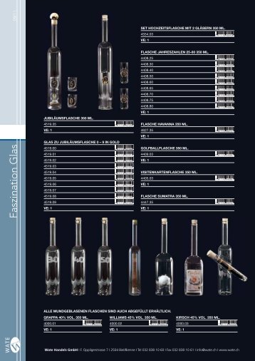 Faszination Glas - Happy Post - WATE AG - St-Imier - Schweiz