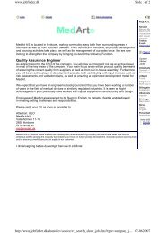 Quality Assurance Engineer Side 1 af 2 www.jobfinder.dk 07-06 ...