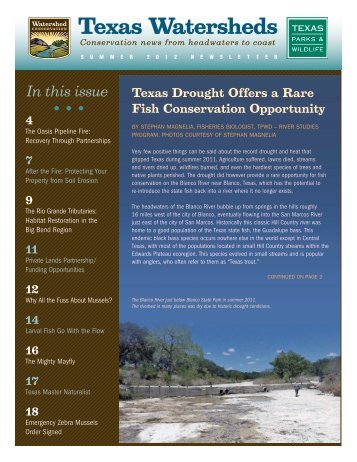 Texas Watersheds - Texas Parks & Wildlife Department