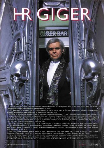 H.R. Giger - the little HR Giger Page