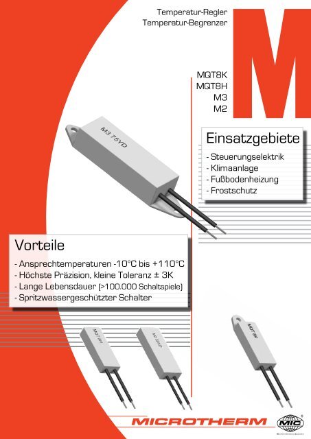 M-Serie (MQT8, M2, M3) pdf-download - Microtherm