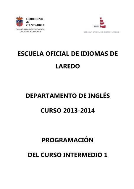 ProgramaciÃ³n del Nivel Intermedio 1 - Escuela Oficial de Idiomas