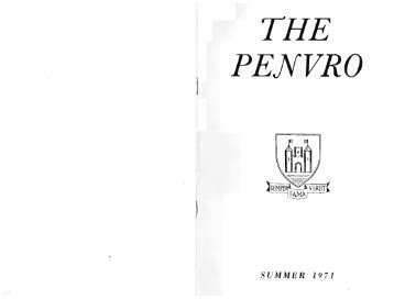 pembroke grammar - Penvro Magazines