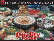 ENTERTAINING MADE EASY - Quality Foods