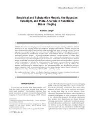 Empirical and substantive models, the Bayesian ... - Purdue University