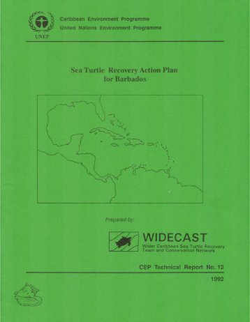 Sea Turtle Recovery Action Plan for Barbados - WIDECAST