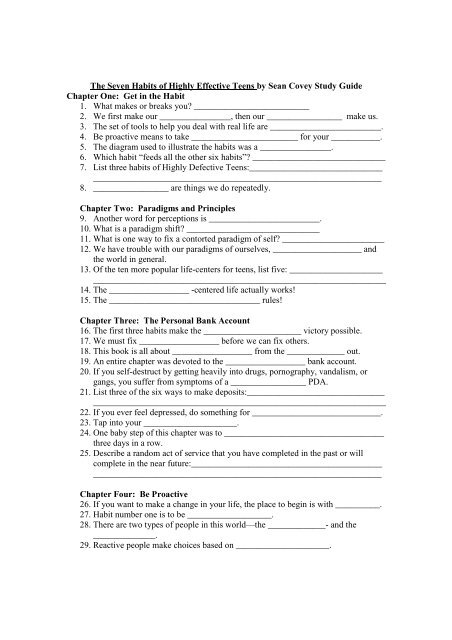 website The Seven Habits of Highly Effective Teens by Sean Covey 