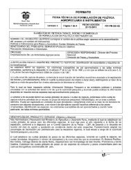 FORMATO - Ministerio de Agricultura y Desarrollo Rural