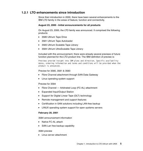 Using IBM LTO Ultrium with Open Systems - RS/6000 Home