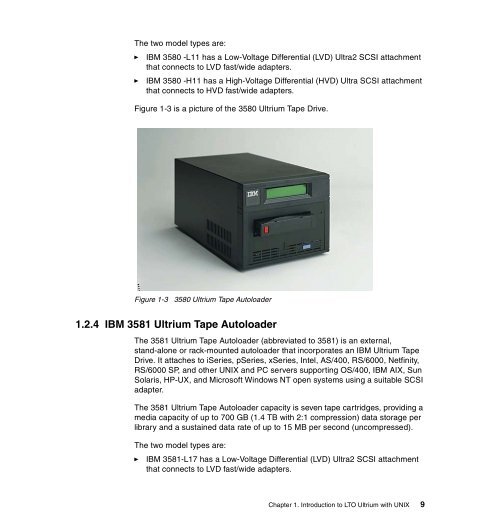 Using IBM LTO Ultrium with Open Systems - RS/6000 Home