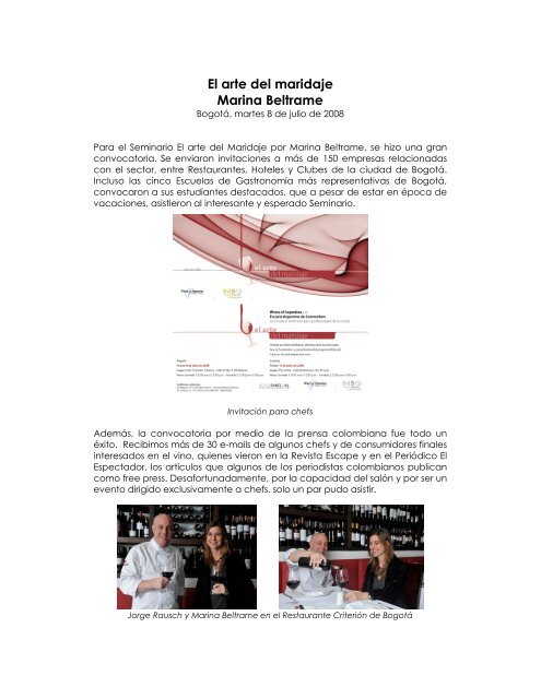 Marina Beltrame, el Arte del Maridaje y los chefs de Colombia.pdf