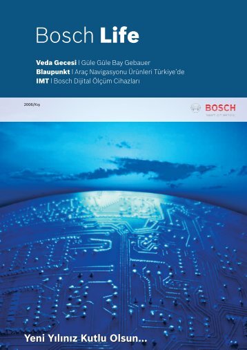 Sayı 11 - Kış 2006 - Bosch