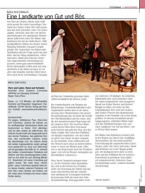 Ausgabe 0911.pdf - Theater-Zytig