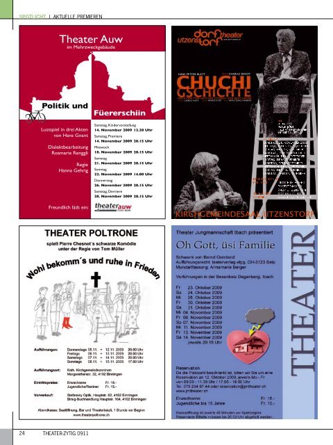 Ausgabe 0911.pdf - Theater-Zytig