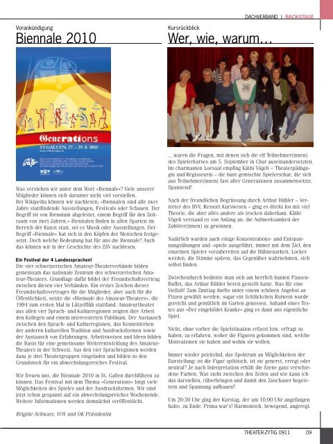 Ausgabe 0911.pdf - Theater-Zytig