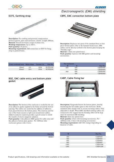 EMC ENCLOSURES - Eldon