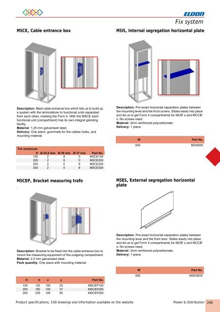 Power & Distribution - Eldon