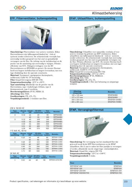 Eldon General Catalogue