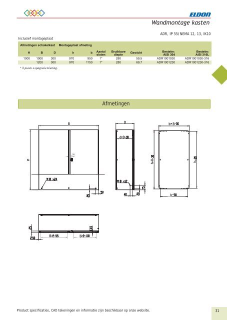 Eldon General Catalogue