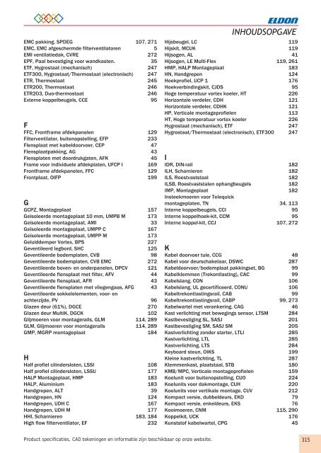 Eldon General Catalogue