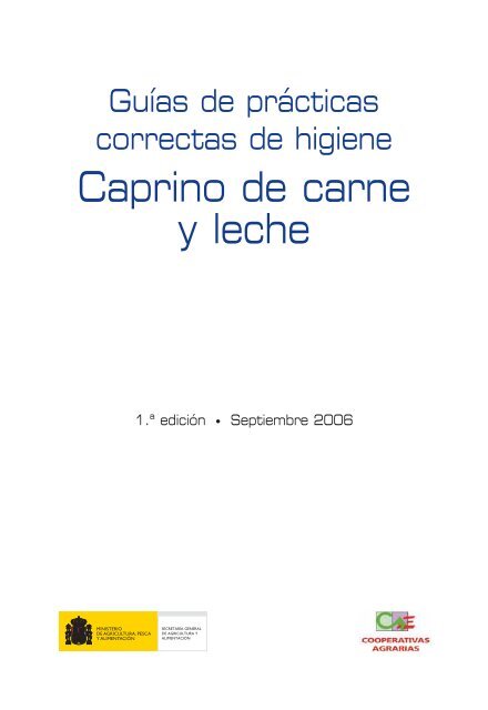 guÃ­as de prÃ¡cticas correctas de higiene caprino ... - PÃ¡gina de inicio