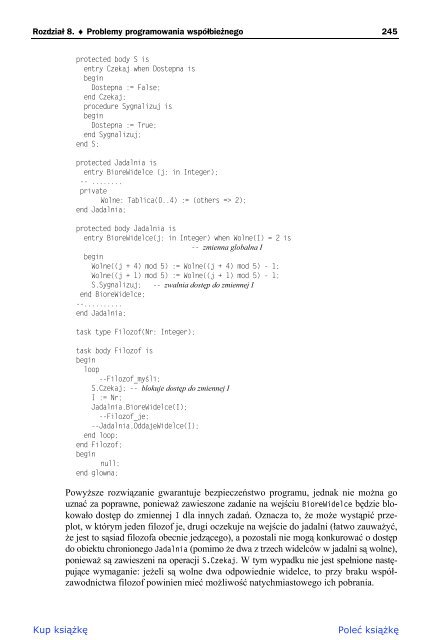 Programowanie wspÃ³ÅbieÅ¼ne. Systemy czasu rzeczywistego - Helion