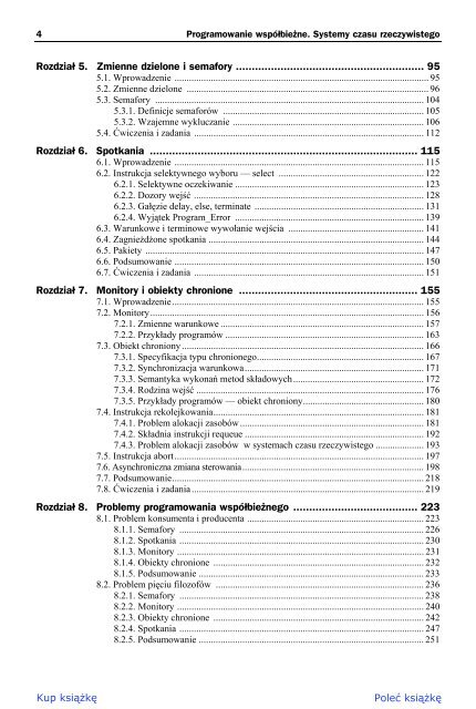 Programowanie wspÃ³ÅbieÅ¼ne. Systemy czasu rzeczywistego - Helion