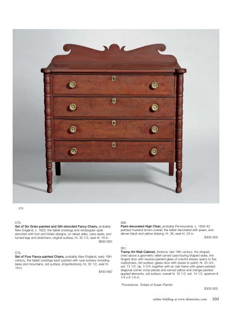 SKINNER American Furniture & Decorative Arts