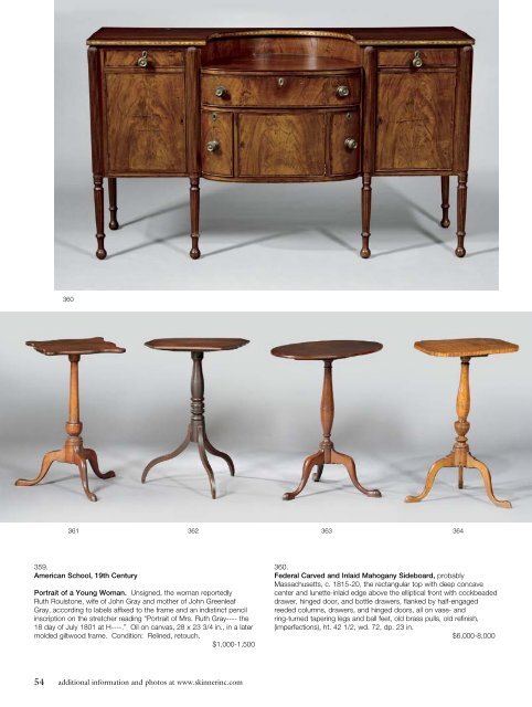 SKINNER American Furniture & Decorative Arts