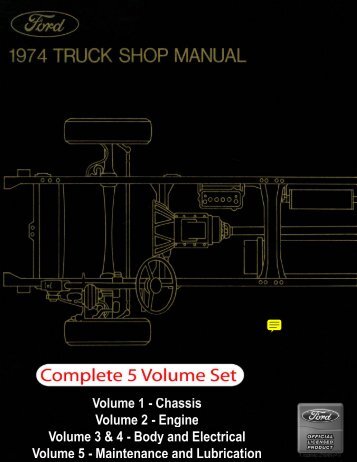 DEMO - 1974 Ford Truck Shop Manual - ForelPublishing.com