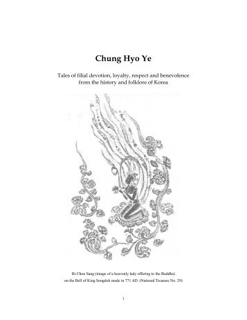 ChungHyo Ye - Korean Spirit and Culture Promotion Project
